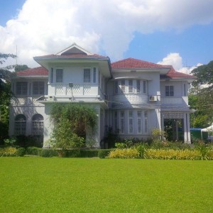 Opposition leader Aung San Suu Kyi's residence where she was kept under house arrest. 