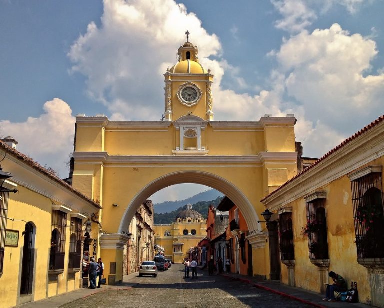 Santa Catalina Arch in the Colonial City of Antigua 